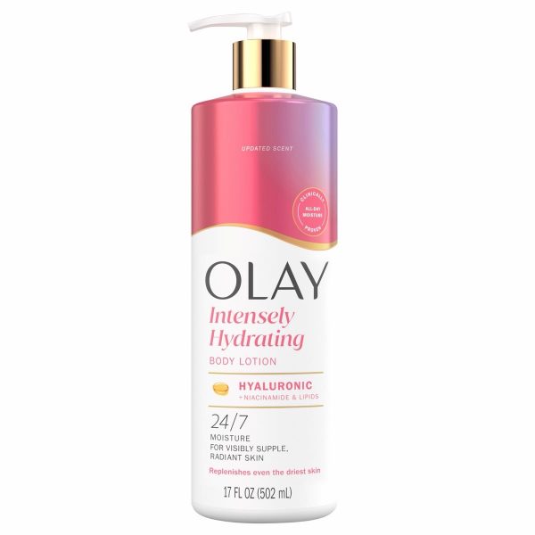 Olay Nourishing & Hydrating Body Lotion For Women With Hyaluronic Acid, 17 Oz