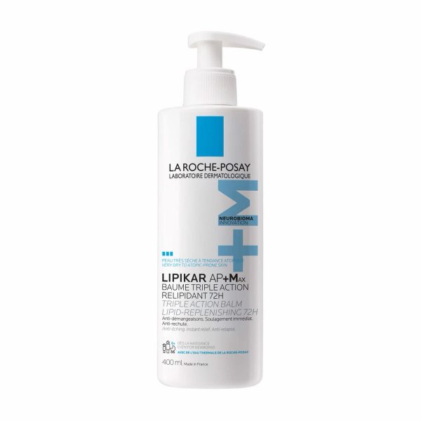 La Roche-Posay Lipikar AP+Max Triple Repair Moisturizing Cream, Body Cream for Dry Skin, 13.52 fl oz